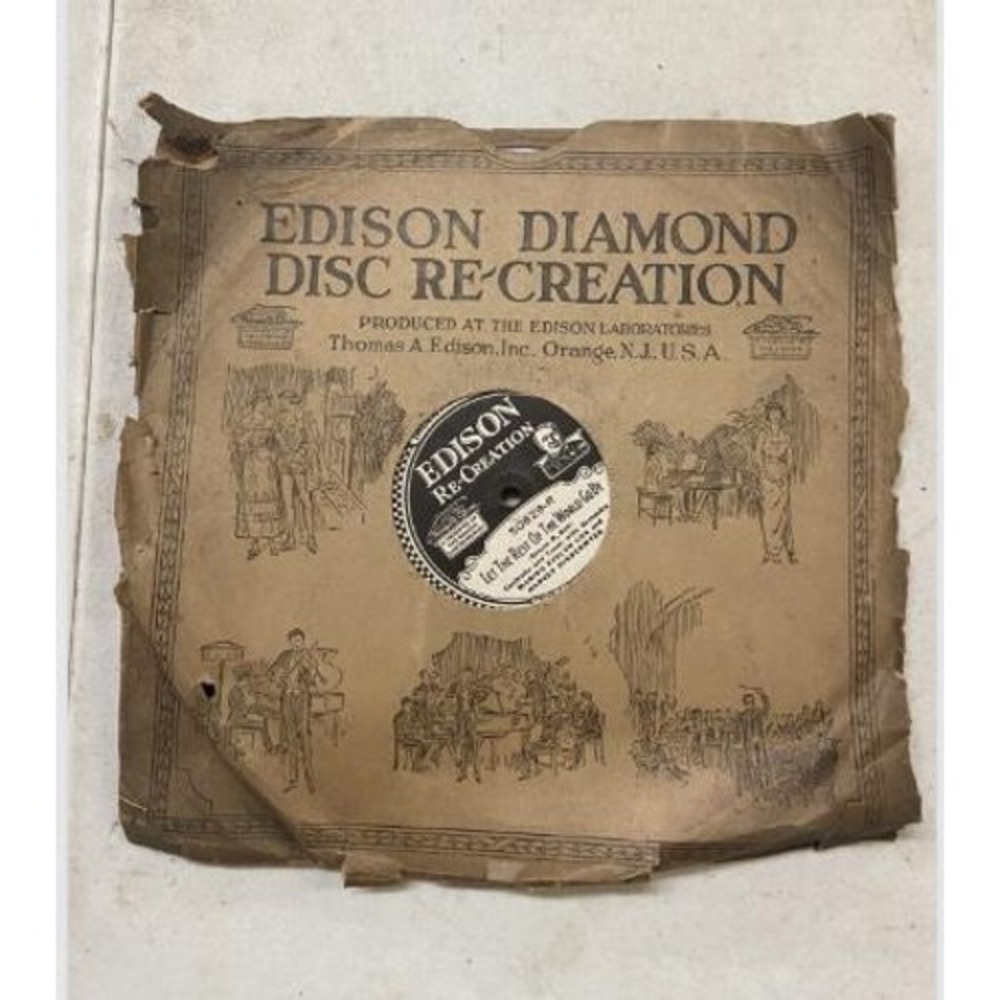 Edison Diamond Disc Record 50629 Let The Rest Of The World Go By 1920 Vintage
